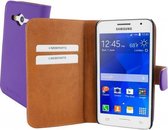 Mobiparts Premium Wallet Case Samsung Galaxy Core 2 Purple