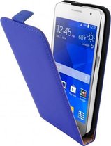 Mobiparts - blauwe premium flipcase - Samsung Galaxy Core 2