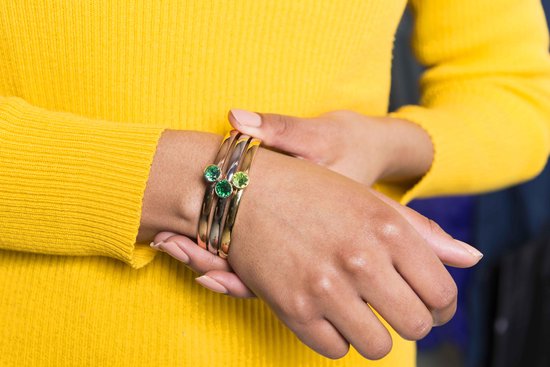 Melano twisted Tracy ring - Roségoudkleurig - Dames - Maat 58