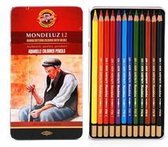 Koh-i-noor Mondeluz 12 crayons aquarelle