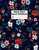 Blank Sheet Music Notebook