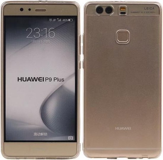 Huawei P9 Plus Cover - Achterkant Hoesje Transparant