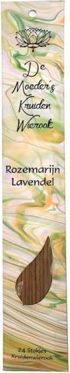 De Moeder's Geuren Kruidenwierook Stokjes 27cm-Rozemarijn Lavendel bruin Rozemarijn