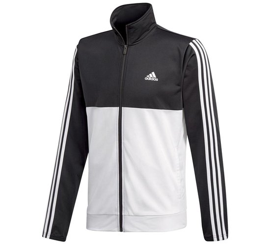 adidas Back 2 Basics Trainingspak - Maat M - Mannen - zwart/wit | bol.com