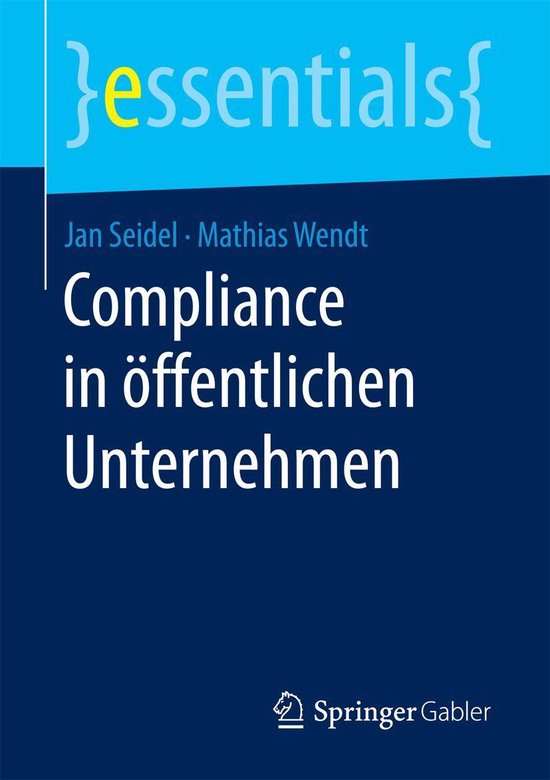essentials - Compliance in öffentlichen Unternehmen - cover