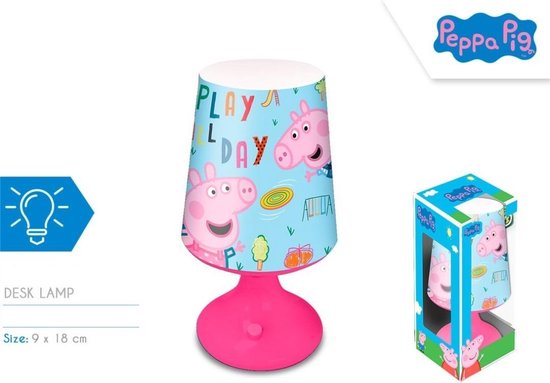 Peppa Pig Play All Day - Tafellampje - 18 cm - Multi van Peppa Pig — afbeelding 4