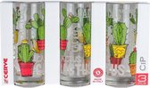 Cerve Cactus longdrinkglas - 36,5 cl - Set-3