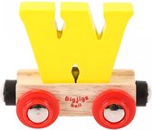 Bigjigs - Rails - Naamtrein - Letter W - Groen