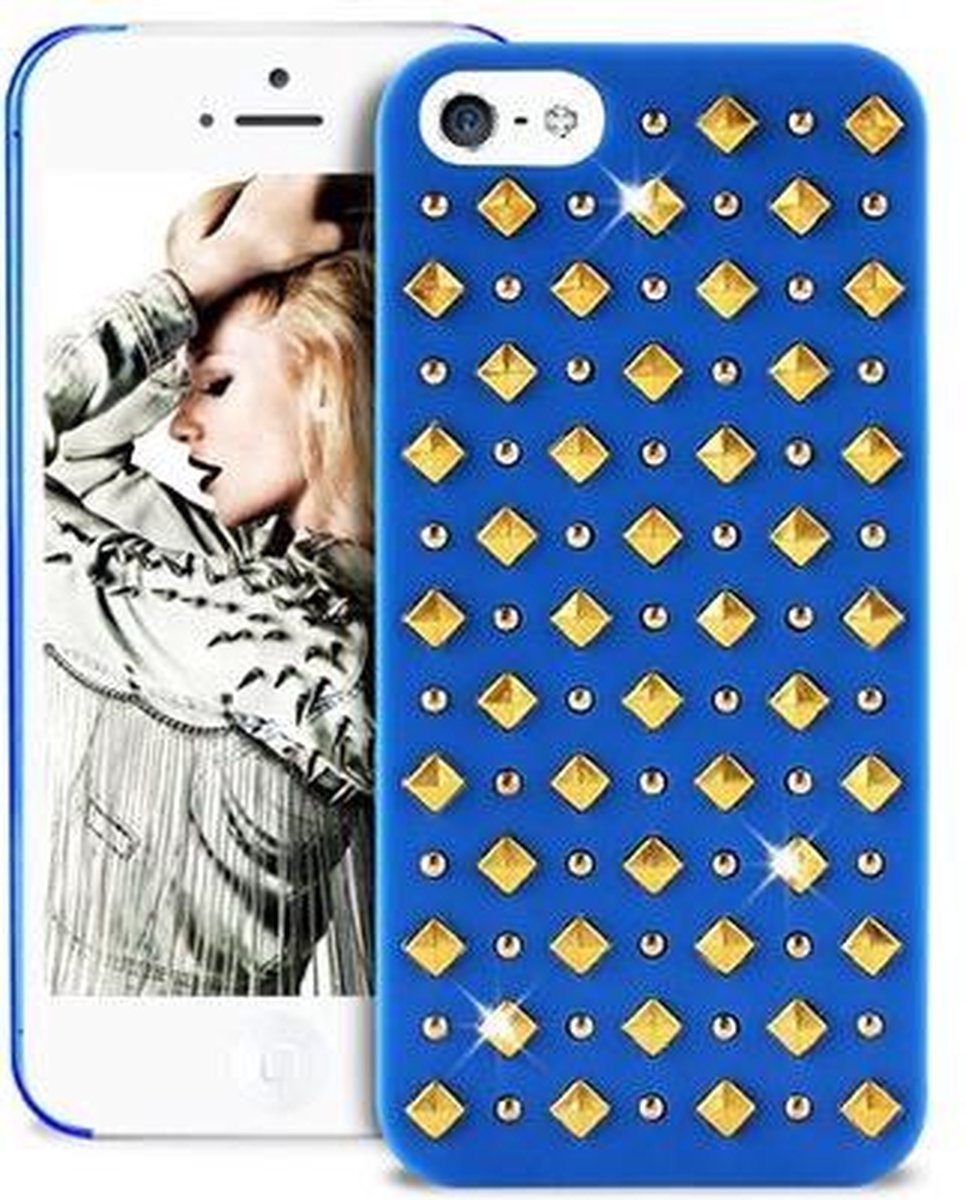 Apple iPhone SE / 5 / 5S Bling Bling Hoes – Blauw