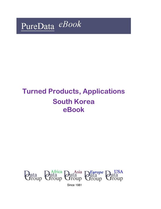 PureData eBook - Turned Products, Applications in South Kore ... - cover
