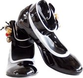 Spaanse Prinsessen schoenen zwart lak maat 30 - binnenmaat 20 cm -