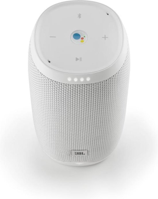 JBL Link 10 Wit Draadloze Smart Speaker met Google Assistent Bestel nu!