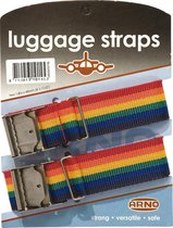 Arno - Kofferriemen - Luggage straps - 2 Stuks - Multicolor