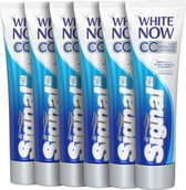 Signal White Now - Care Correction Whitening - 6 x 75 ml - Tandpasta - Voordeelverpakking