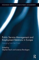 Routledge Critical Studies in Public Management- Public Service Management and Employment Relations in Europe