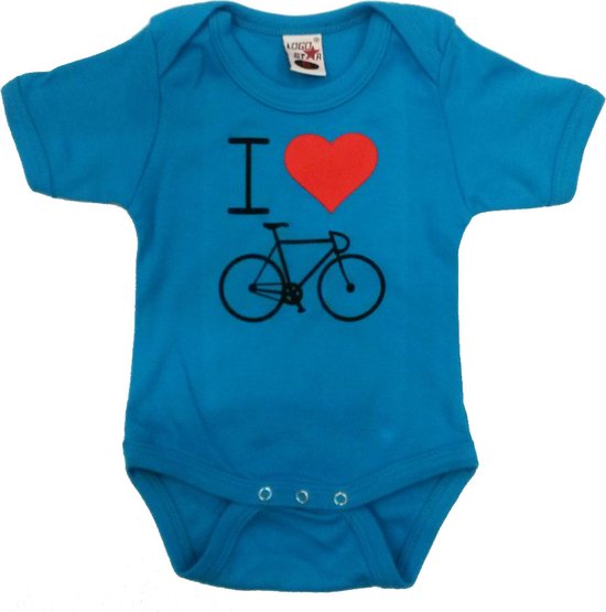 Cycle Gifts Baby Romper - Rompertjes - Babykleding - Zwanger - Geboorte - Cadeau - Blauw - 6-12 maanden