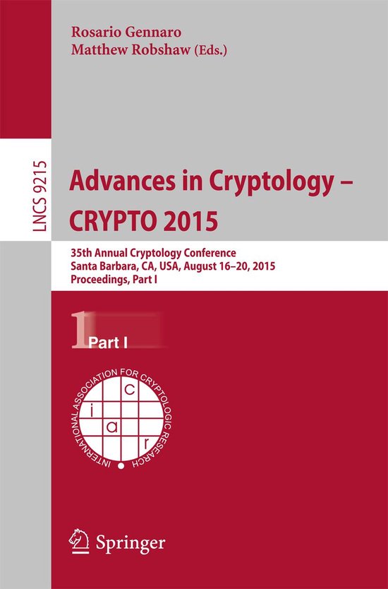Springer Nature Proceedings Computer Science 1 - Advances in ... - cover