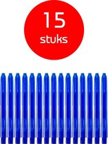 Dragon Darts - edgeglow - darts shafts - 5 sets (15 stuks) - medium - blauw - dart shafts - shafts