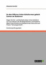 Zu Den Offenen Unterrichtsformen Gehort Lernen an Stationen