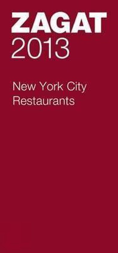 2013 New York City Restaurants - cover