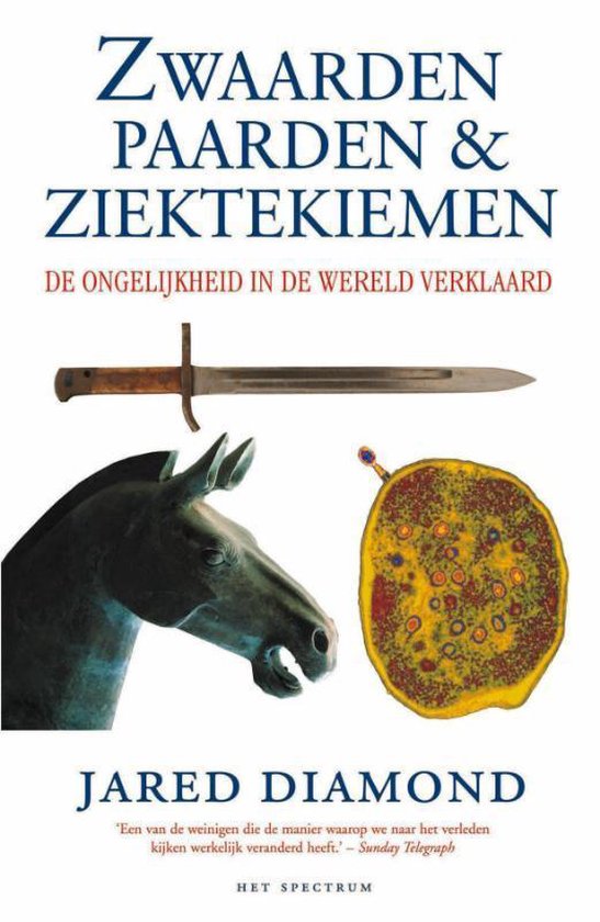 Cover van het boek 'Zwaarden, paarden en ziektekiemen'