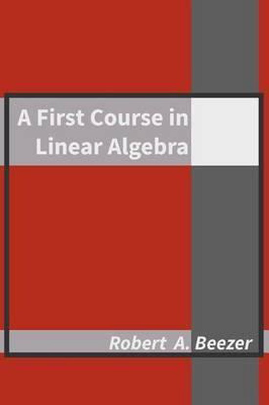 A First Course in Linear Algebra - cover