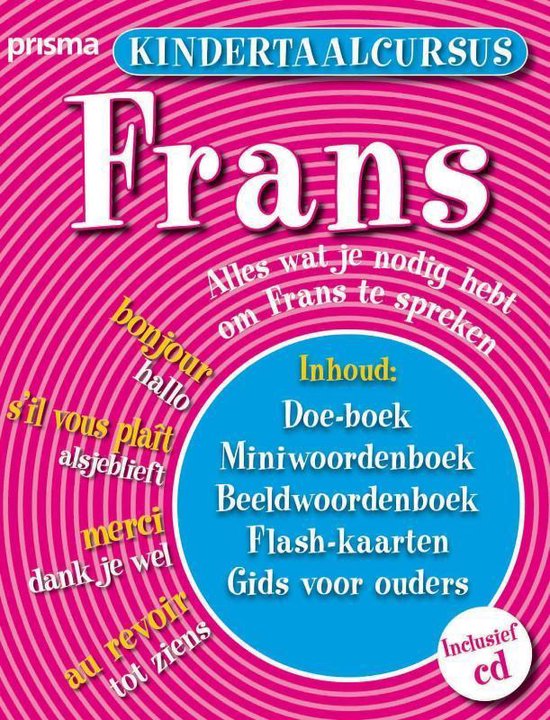 Cover van het boek 'Prisma kindertaalcursus Frans + in doos' van  Onbekend