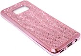 Bling bling hoesje roze Geschikt Voor Samsung Galaxy S8 Plus