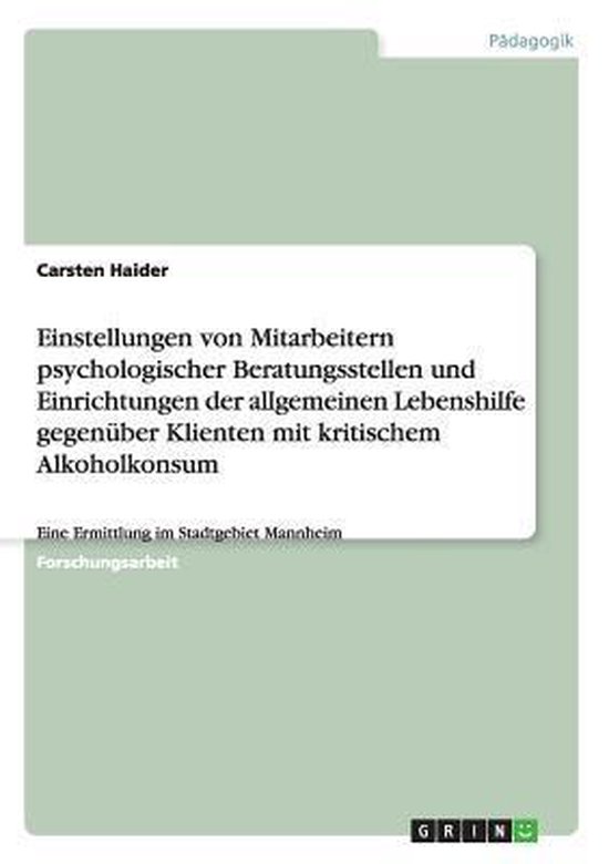 Ermittlung der Einstellungen von Mitarbeitern psychologische ... - cover