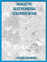 Realistic Alstromeria Coloring Book