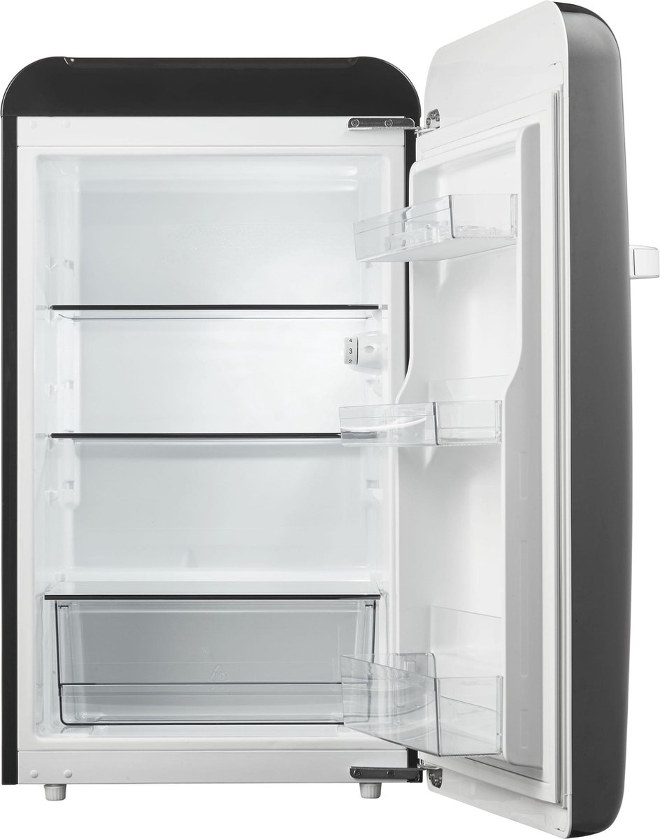 Vader fage veel plezier geleider Inventum RKK550B - Tafelmodel koelkast Retro - Vrijstaand - 139 liter -  Zwart | bol.com