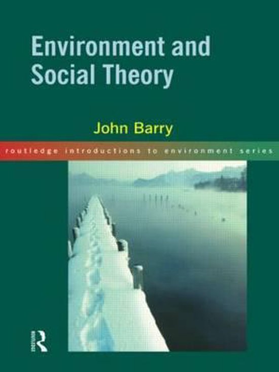 Environment and Social Theory - cover