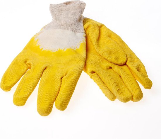 Onbekend Rehamij Handschoen geel extra soepel maat XL(10) (Prijs per paar)