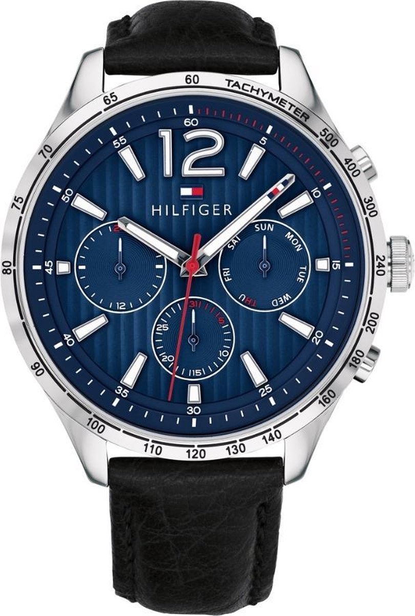 Tommy Hilfiger TH1791468 horloge heren - zwart - edelstaal