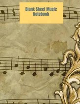 Blank Sheet Music Notebook