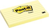 Post-it® Notes, Canary Yellow™, gelijnd, 1 blokje, 76 x 127 mm