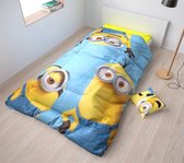 Universals Minions Hi ! - Bedrukte dekbed - 180x240 - Blauw