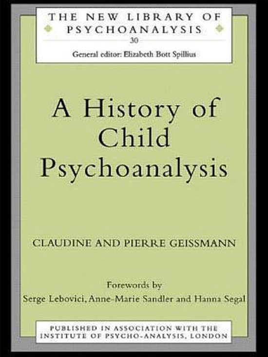 A History of Child Psychoanalysis - cover