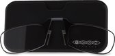 Icon Eyewear ZCB356 Travel Leesbril +2.50 - Mat zwart - Noseclip in platte hardcase