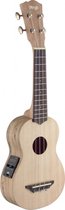 Stagg USX-SPA-SE elektro-akoestische sopraan ukulele met massief sparren top