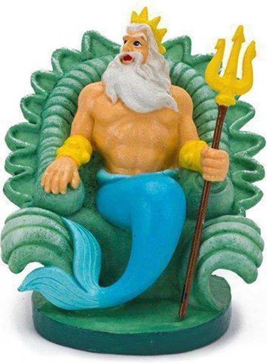 Ornament Kleine Zeemeermin Koning Triton 6,5x3,3x8,5 cm bol