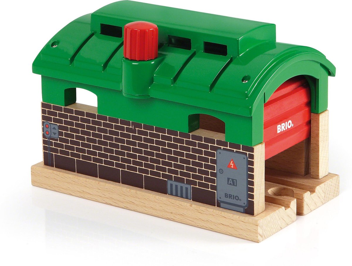 BRIO Treingarage met roldeuren - 33574 - uitbreiding voor BRIO World - vanaf 3 jaar — afbeelding 3