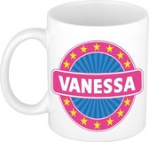 Vanessa naam koffie mok / beker 300 ml  - namen mokken