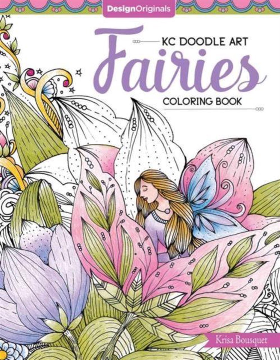 KC Doodle Art Fairies Coloring Book, Krisa Bousquet 9781497202115