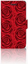 Telefoonhoesje Samsung Galaxy Xcover 3 | Xcover 3 VE Book Case Hoesje Red Roses