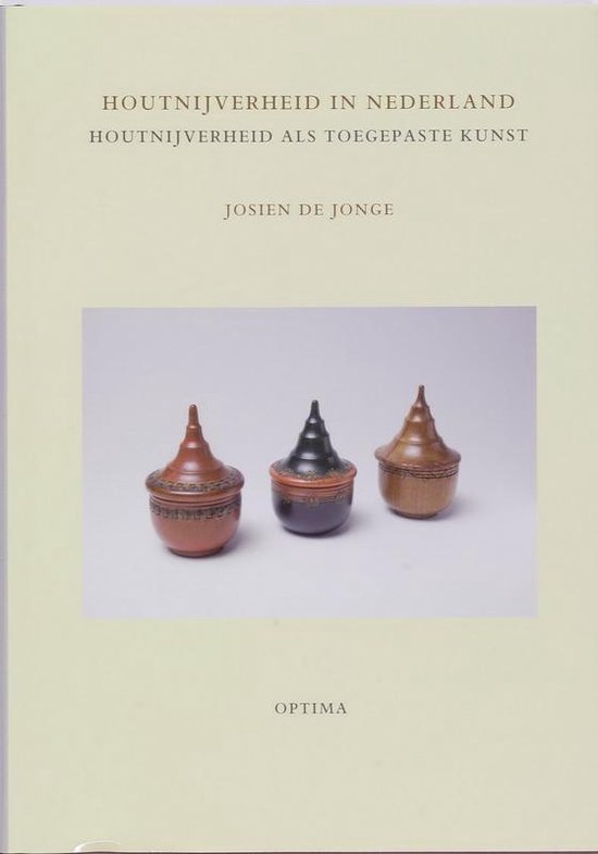 Cover van het boek 'Houtnijverheid in Nederland' van J. de Jonge