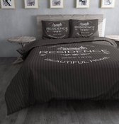 Dreamhouse Bedding Residence Dekbedovertrekset - Eenpersoons - 140 x 220 cm - Grijs