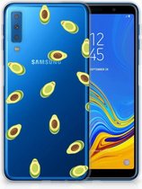 Geschikt voor Samsung Galaxy A7 (2018) TPU Hoesje Avocado