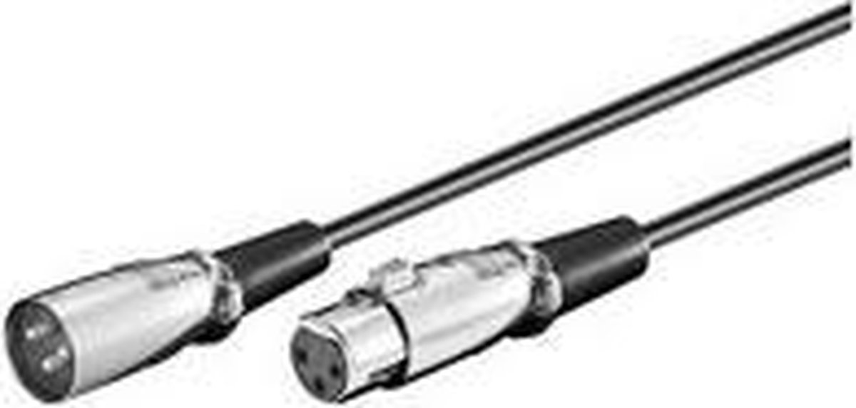 Microconnect XLRMF9 toetsenbord-video-muis (kvm) kabel Zwart 3 m