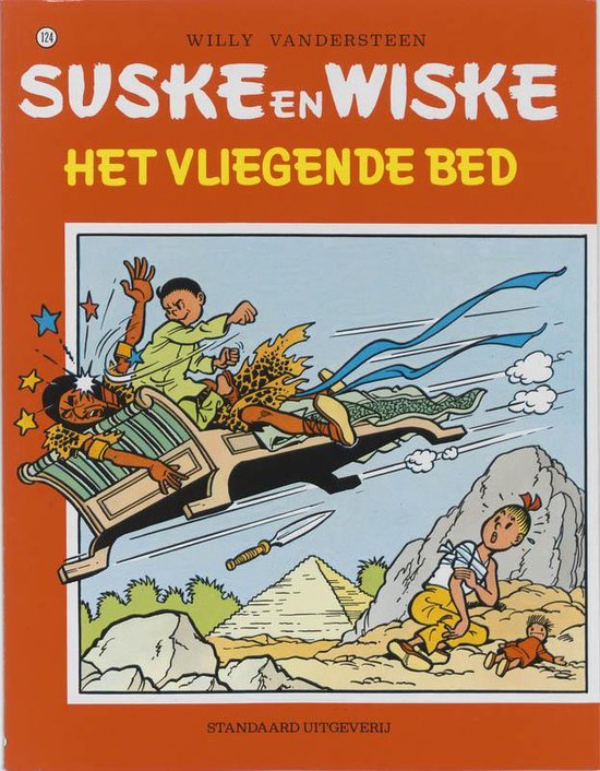 Suske en Wiske no 124 - Het vliegende bed - cover